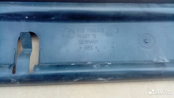 Крепление кронштейн усилитель заднего бампера BMW