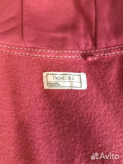 Толстовка на молнии для девочки, 168 см