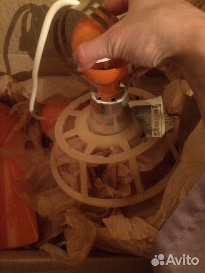 Люстра потолочна пластмасс СССР