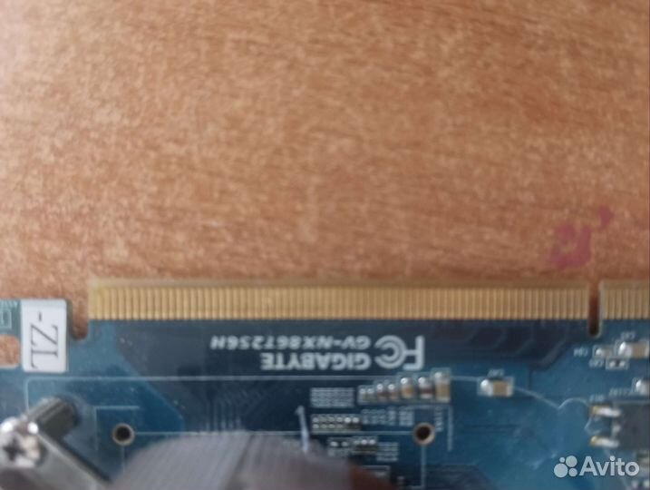 Видеокарта gigabyte gv-nx 86t256h