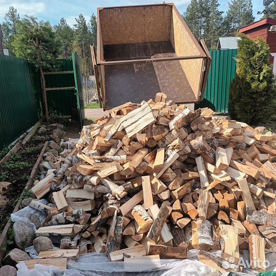 Дрова березовые колотые