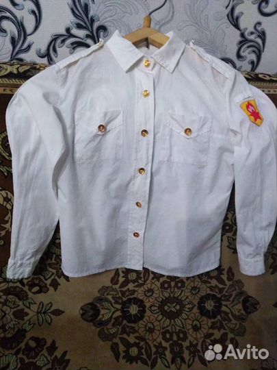 Рубашка пионерская для девочки. СССР