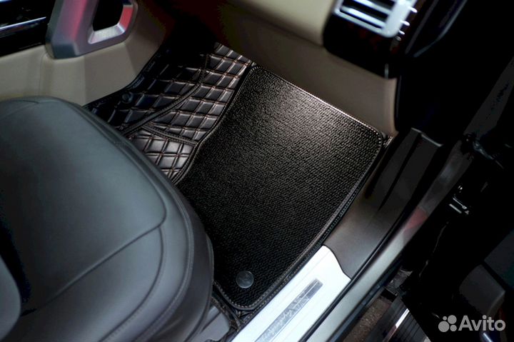 3D коврики из экокожи Land Rover