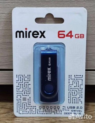 USB флешка Mirex 64Gb, новая