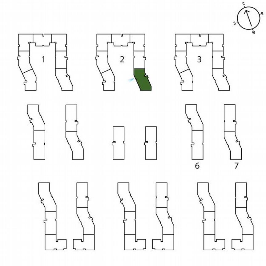 Квартира-студия, 24,2 м², 1/3 эт.