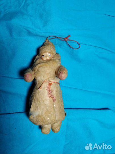 Елочная игрушка СССР ватная