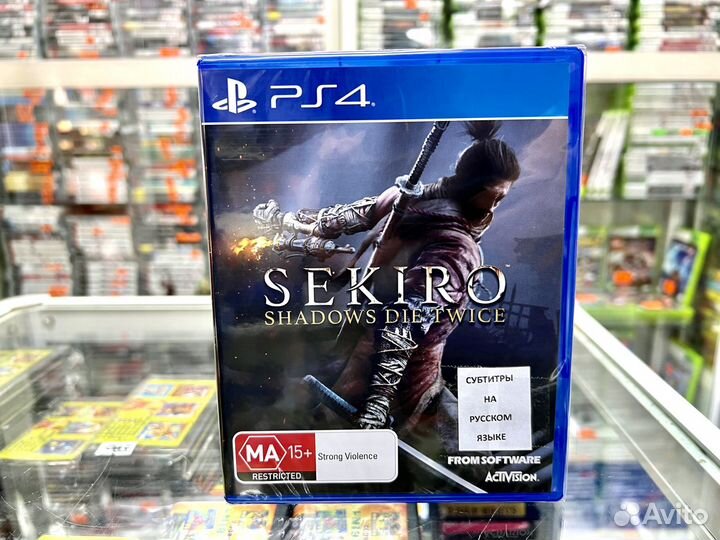 Новый Sekiro Shadows Die Twice Ps4 PS5