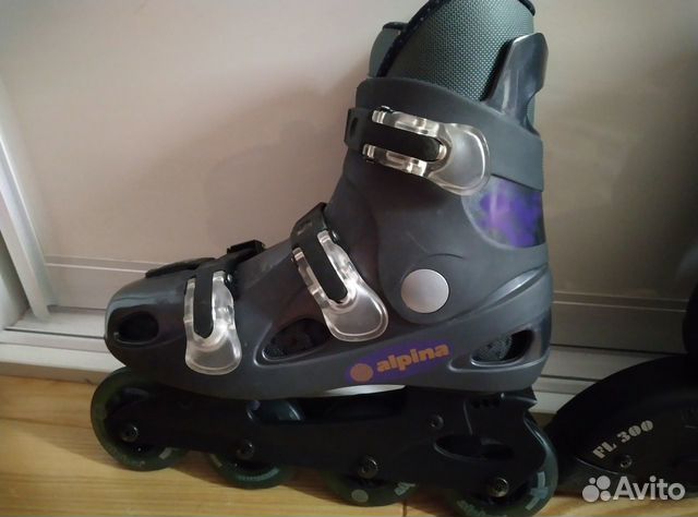 Роликовые коньки Alpina, размер 38-39