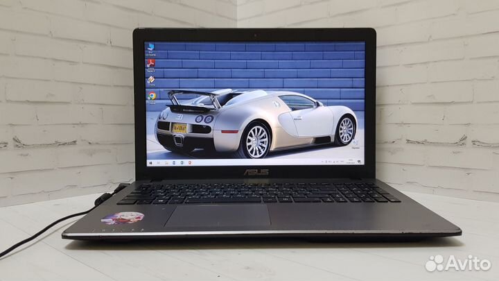 Быстрый ноутбук Asus 4потока/15.6