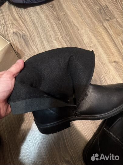 Сапоги мужские на флисе