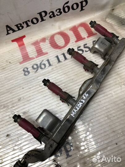 Топливная рампа Mazda 3 bk bl 1.6 Z6 мазда