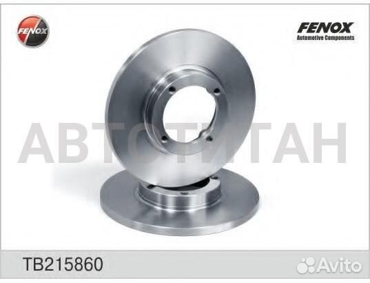 Диск тормозной перед прав/лев Daewoo Matiz 0.8-1.0 98- Fenox TB215860