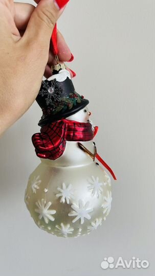 Елочные игрушки Снеговик коллекционные США