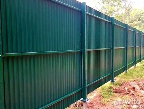 Забор из профнастила