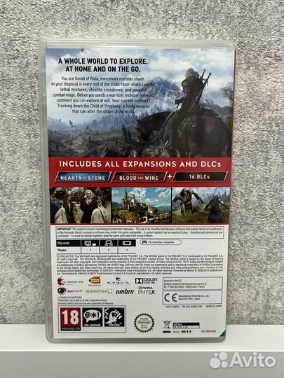 Ведьмак 3 Полное Издание (Англ) Nintendo switch