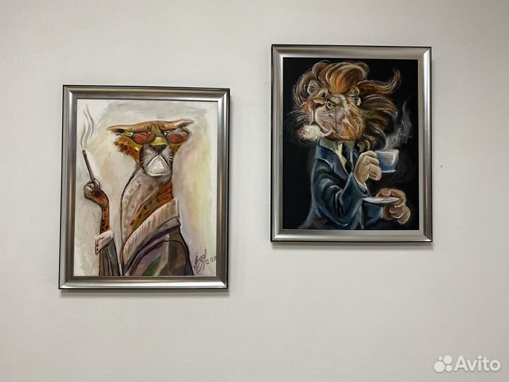 Картины маслом в комбинации