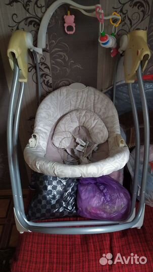 Детские вещи, принадлежности, качели