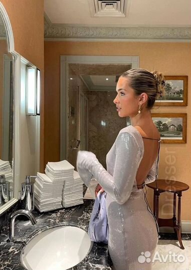 Платье 16 arlington серебро