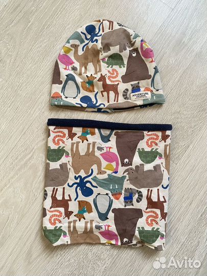 Шапка и снуд демисезонная