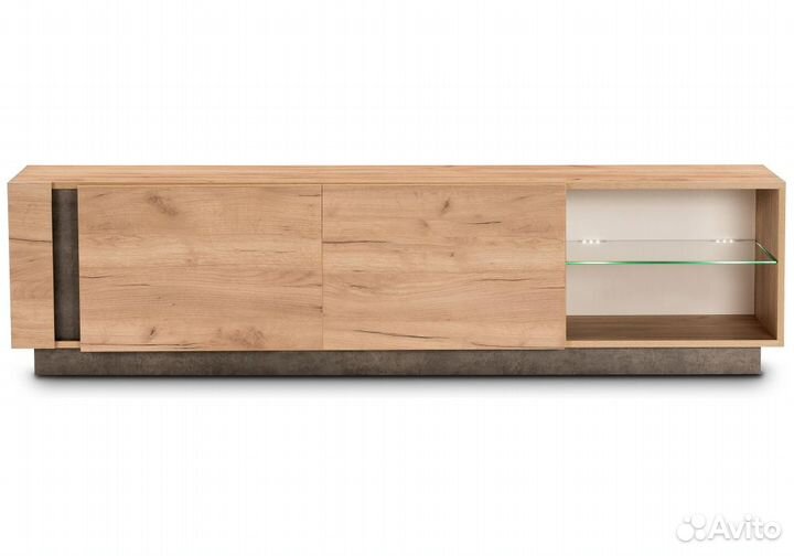 Тв-тумбы Арчи 10.86 дуб золотой craft - камень тем