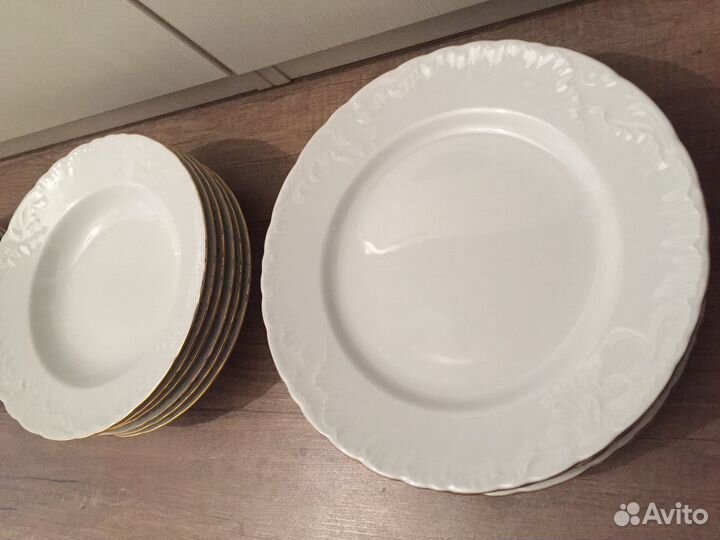 Сервиз столовый 30 предметов, новый, фарфор,Польша