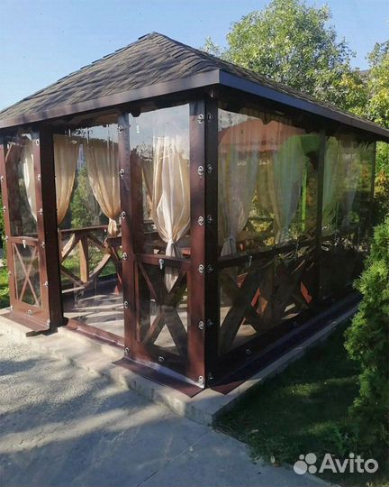 Мягкие окна для веранды