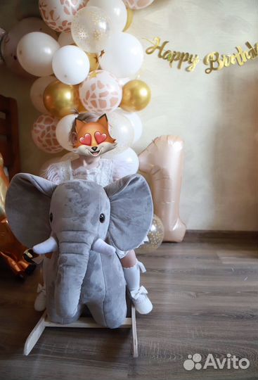 Детская качалка слоник