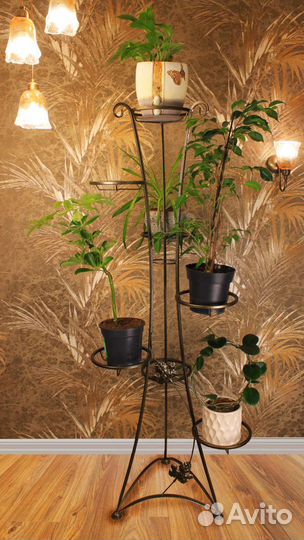 Подставка для цветов пц 7 Башня (7 плошек)