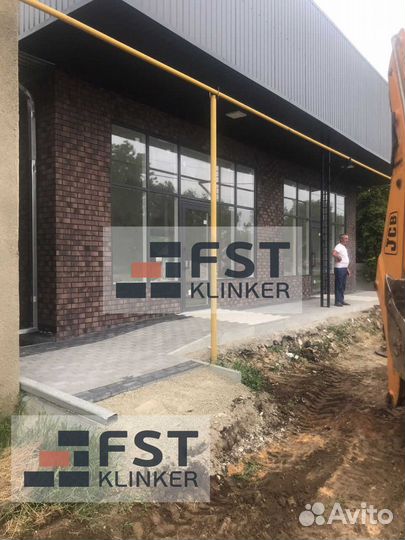 Гибкий кирпич на сетке с защитной пленкой «FST»