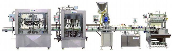 Линия оборудование розлива молока в пэт бутылку