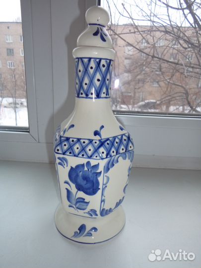 Набор блюдо, графин, стопки 