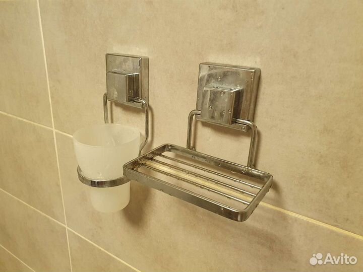 Держатель для зубных щеток стакан, мыла мыльница