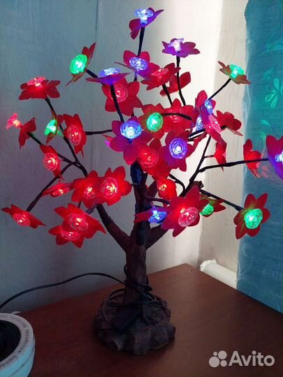 Цветы, светильник