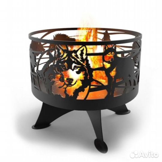 Кострище из металла 60см