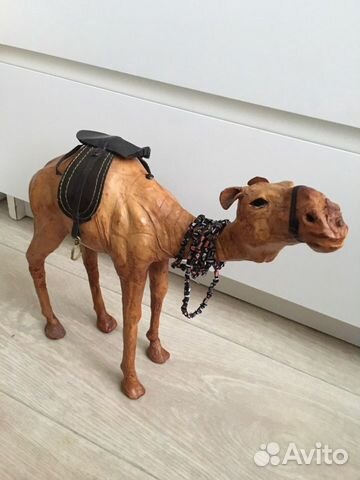 Статуэтка верблюд кожа большой
