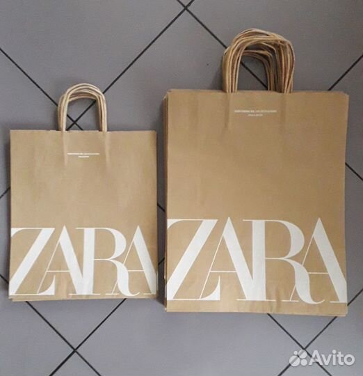 Брендовые пакеты Zara