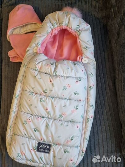 Комплект на выписку конверт в коляску