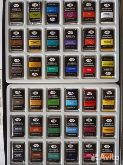 Набор акварели гамма 36 цветов новый