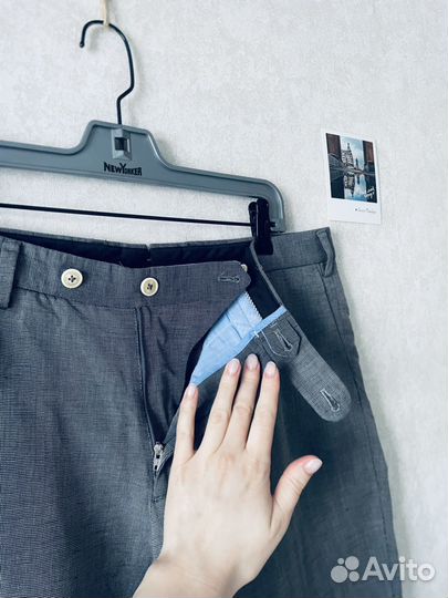 Льняные брюки massimo dutti