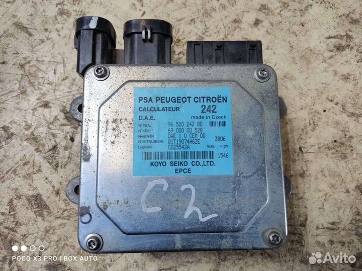 Блок управления рулевой рейкой Ситроен С2