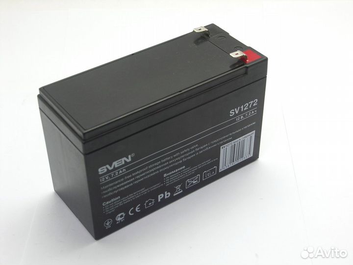 Батарея для ибп 12V 7.2Ah sven