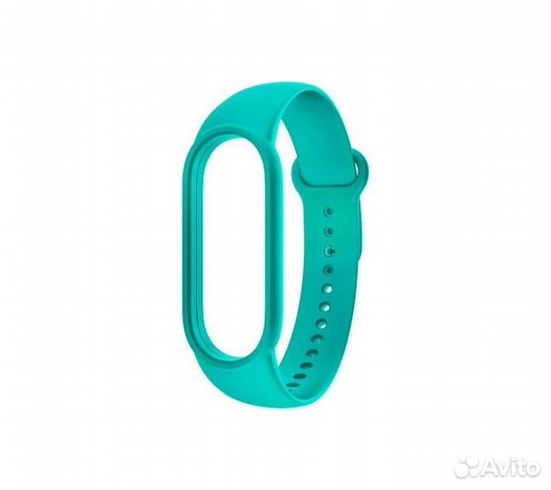 Ремешок силиконовый для Mi Band 5/6, бирюзовый