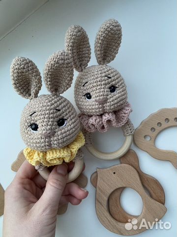 Вязаные погремушки /грызунки