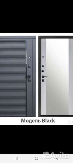 Дверь входная металлическая с зеркалом и без