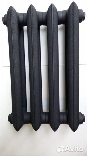 Радиатор чугунный У3 - 4 секц 3/4 проходной черный