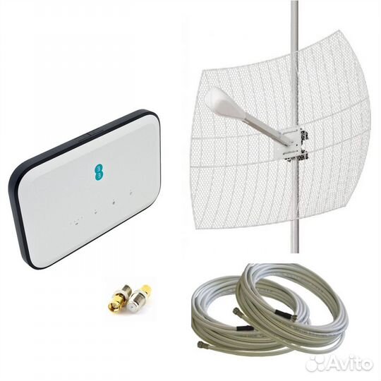 Комплект усиления 3G/4G(Параб. ант.+ роут. Cat.12)