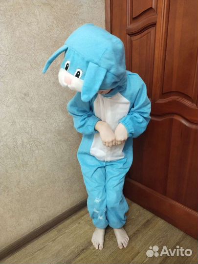 Заяц кигуруми, новогодний костюм