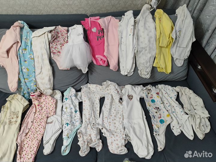 Пакет вещей на девочку от 0 до 6