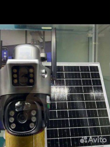 4 G камера на солнечной батарее, 2 объектива, 8 mp
