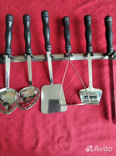 Набор кухонный 7 предметный,новый,из нерж стали